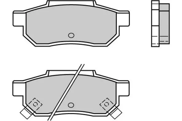 12-0397 E.T.F. Комплект тормозных колодок, дисковый тормоз (фото 1)