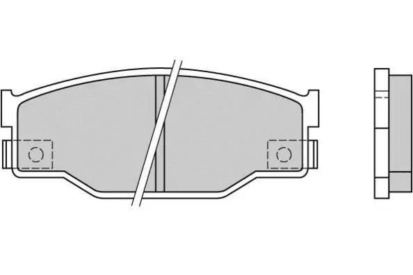 12-0403 E.T.F. Комплект тормозных колодок, дисковый тормоз (фото 1)
