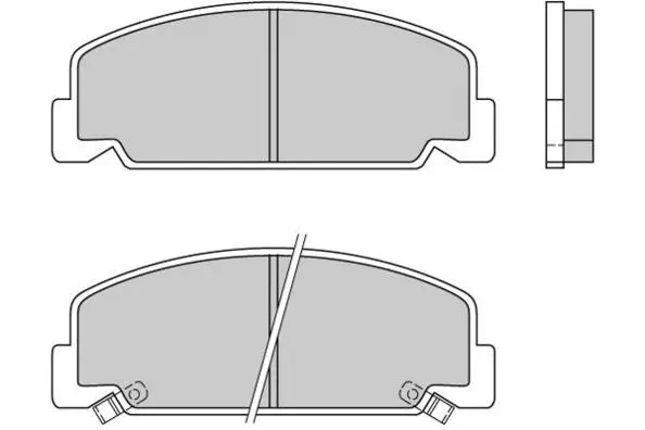 12-0406 E.T.F. Комплект тормозных колодок, дисковый тормоз (фото 1)