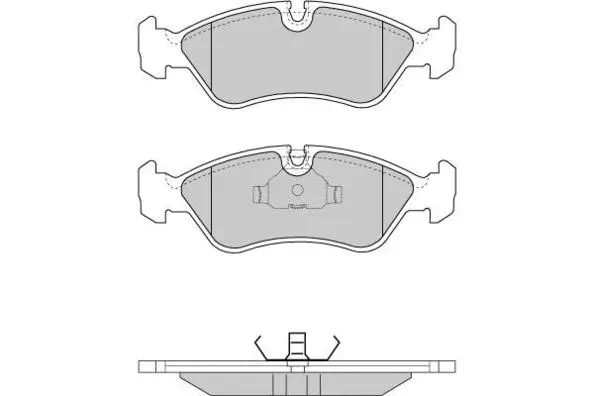12-0417 E.T.F. Комплект тормозных колодок, дисковый тормоз (фото 1)