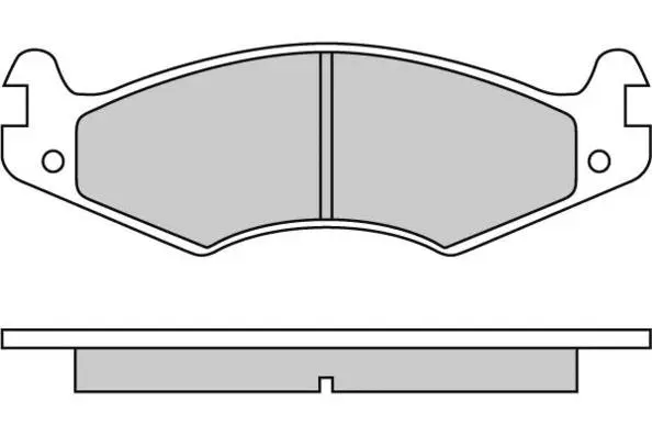 12-0459 E.T.F. Комплект тормозных колодок, дисковый тормоз (фото 1)