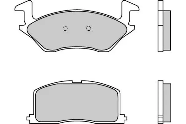 12-0481 E.T.F. Комплект тормозных колодок, дисковый тормоз (фото 1)