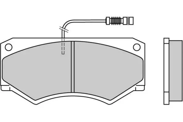 12-0486 E.T.F. Комплект тормозных колодок, дисковый тормоз (фото 1)