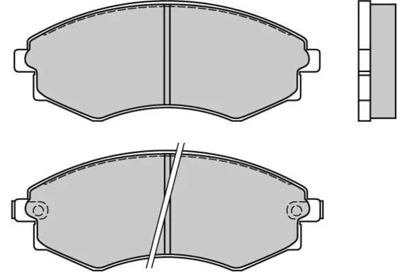 12-0494 E.T.F. Комплект тормозных колодок, дисковый тормоз (фото 1)