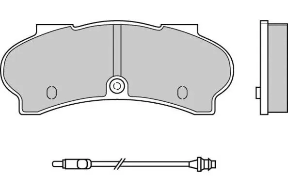 12-0524 E.T.F. Комплект тормозных колодок, дисковый тормоз (фото 1)