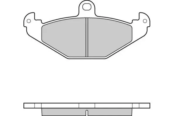 12-0553 E.T.F. Комплект тормозных колодок, дисковый тормоз (фото 1)