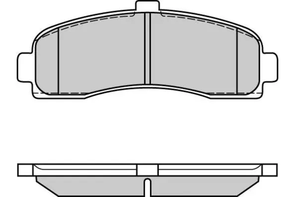 12-0563 E.T.F. Комплект тормозных колодок, дисковый тормоз (фото 1)