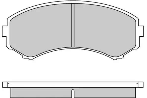 12-0577 E.T.F. Комплект тормозных колодок, дисковый тормоз (фото 1)