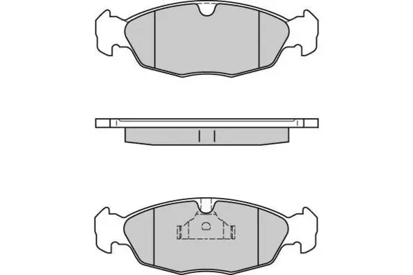 12-0584 E.T.F. Комплект тормозных колодок, дисковый тормоз (фото 1)