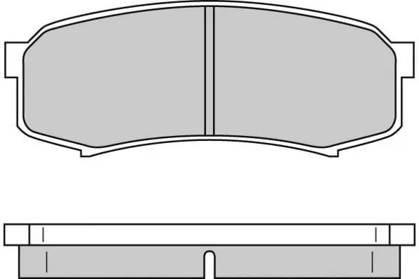 12-0597 E.T.F. Комплект тормозных колодок, дисковый тормоз (фото 1)