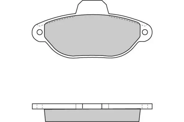 12-0600 E.T.F. Комплект тормозных колодок, дисковый тормоз (фото 1)