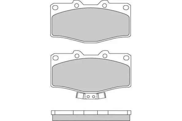 12-0618 E.T.F. Комплект тормозных колодок, дисковый тормоз (фото 1)