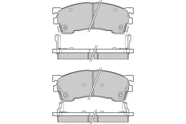 12-0622 E.T.F. Комплект тормозных колодок, дисковый тормоз (фото 1)