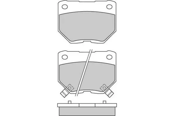 12-0650 E.T.F. Комплект тормозных колодок, дисковый тормоз (фото 1)