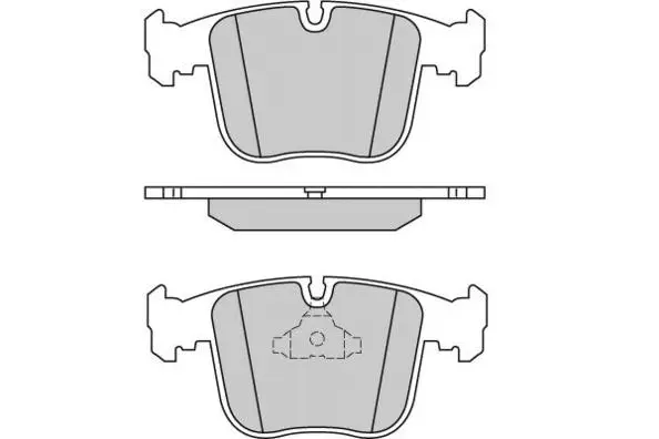 12-0651 E.T.F. Комплект тормозных колодок, дисковый тормоз (фото 1)