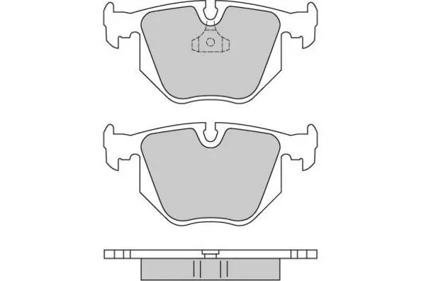 12-0652 E.T.F. Комплект тормозных колодок, дисковый тормоз (фото 1)