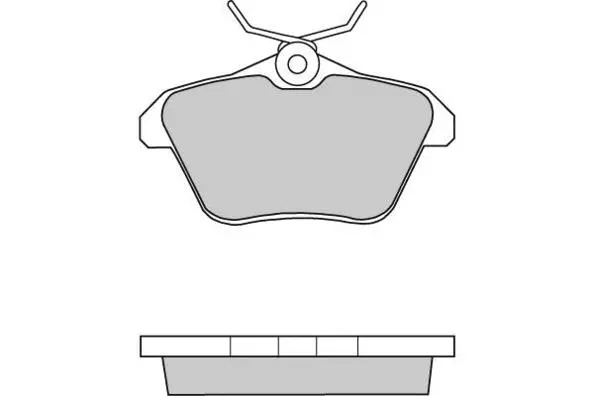 12-0680 E.T.F. Комплект тормозных колодок, дисковый тормоз (фото 1)