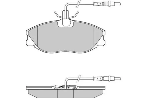 12-0683 E.T.F. Комплект тормозных колодок, дисковый тормоз (фото 1)