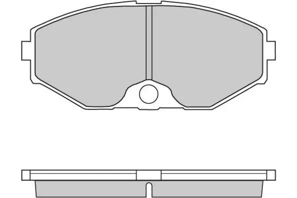 12-0722 E.T.F. Комплект тормозных колодок, дисковый тормоз (фото 1)