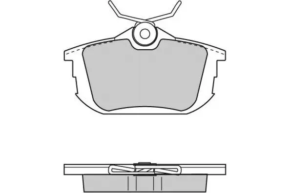 12-0742 E.T.F. Комплект тормозных колодок, дисковый тормоз (фото 1)