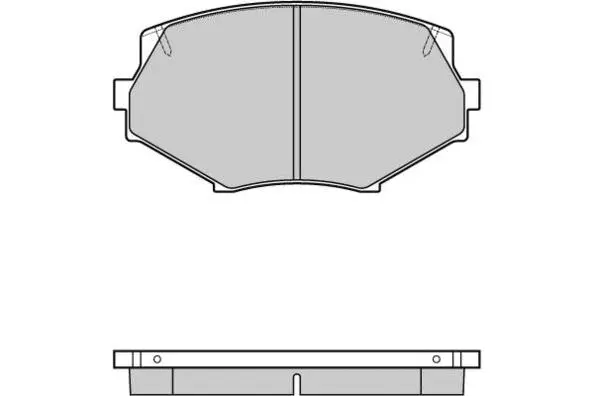 12-0760 E.T.F. Комплект тормозных колодок, дисковый тормоз (фото 1)