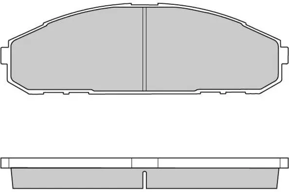 12-0762 E.T.F. Комплект тормозных колодок, дисковый тормоз (фото 1)