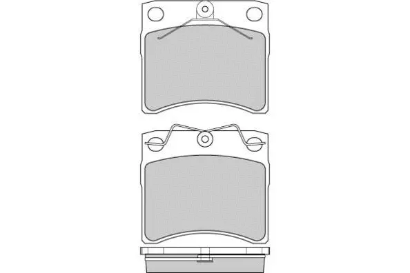 12-0802 E.T.F. Комплект тормозных колодок, дисковый тормоз (фото 1)