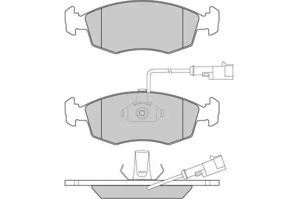 12-0817 E.T.F. Комплект тормозных колодок, дисковый тормоз (фото 1)