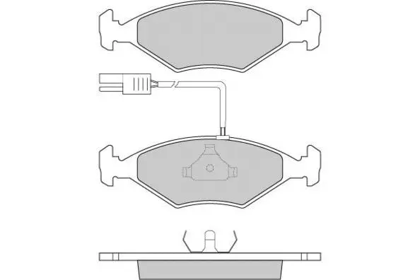 12-0823 E.T.F. Комплект тормозных колодок, дисковый тормоз (фото 1)