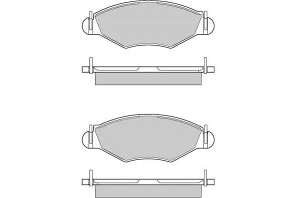 12-0847 E.T.F. Комплект тормозных колодок, дисковый тормоз (фото 1)