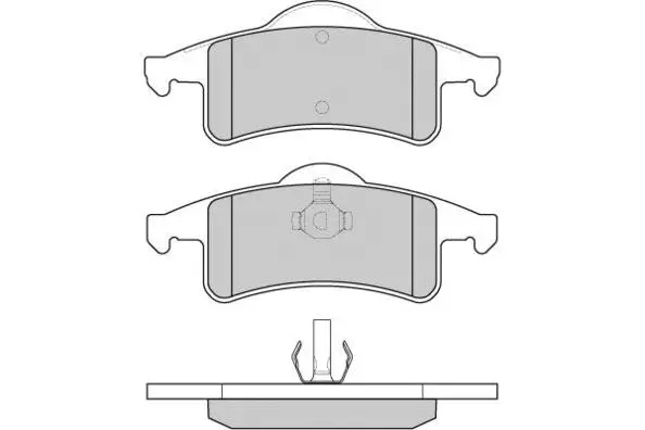 12-0855 E.T.F. Комплект тормозных колодок, дисковый тормоз (фото 1)