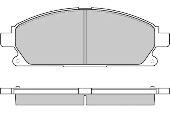 12-0857 E.T.F. Комплект тормозных колодок, дисковый тормоз (фото 1)