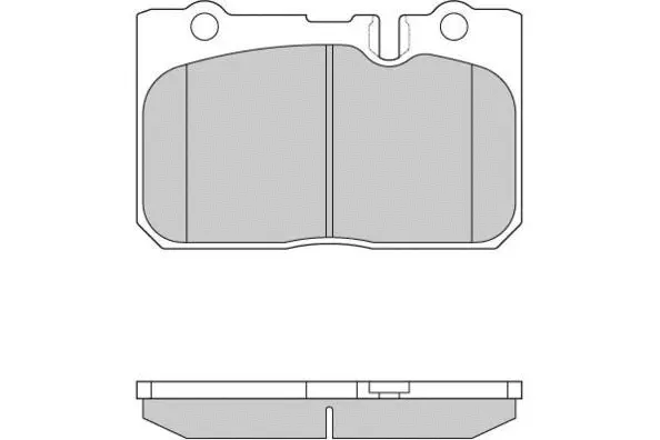 12-0858 E.T.F. Комплект тормозных колодок, дисковый тормоз (фото 1)