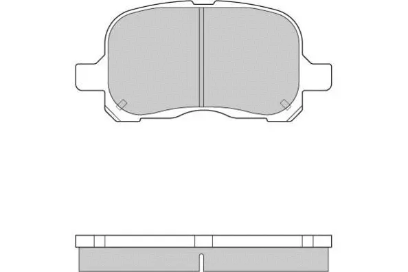12-0859 E.T.F. Комплект тормозных колодок, дисковый тормоз (фото 1)