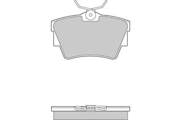12-0866 E.T.F. Комплект тормозных колодок, дисковый тормоз (фото 1)