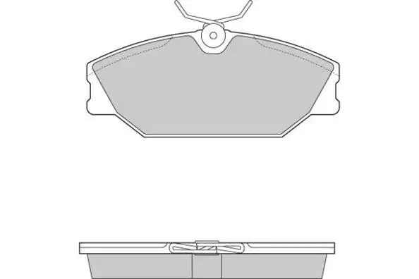 12-0874 E.T.F. Комплект тормозных колодок, дисковый тормоз (фото 1)