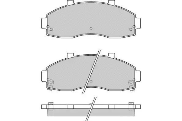 12-0901 E.T.F. Комплект тормозных колодок, дисковый тормоз (фото 1)