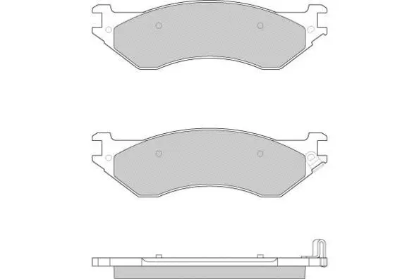 12-0917 E.T.F. Комплект тормозных колодок, дисковый тормоз (фото 1)