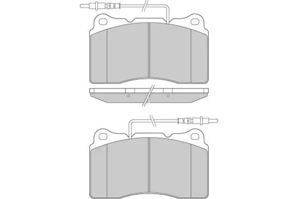 12-0924 E.T.F. Комплект тормозных колодок, дисковый тормоз (фото 1)