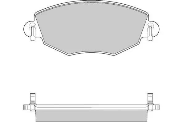 12-0926 E.T.F. Комплект тормозных колодок, дисковый тормоз (фото 1)