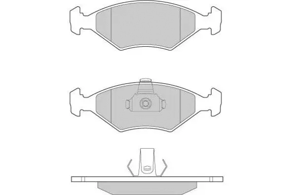 12-0959 E.T.F. Комплект тормозных колодок, дисковый тормоз (фото 1)