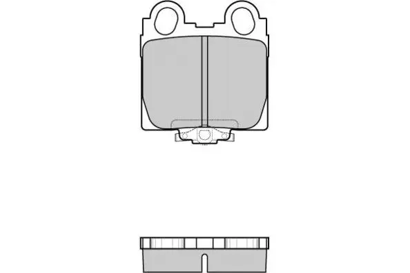 12-0962 E.T.F. Комплект тормозных колодок, дисковый тормоз (фото 1)