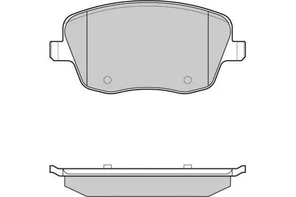 12-0973 E.T.F. Комплект тормозных колодок, дисковый тормоз (фото 1)