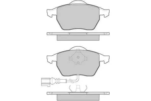 12-0984 E.T.F. Комплект тормозных колодок, дисковый тормоз (фото 1)