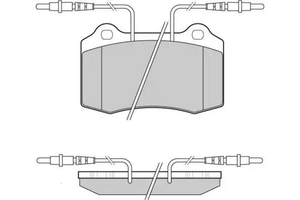 12-0985 E.T.F. Комплект тормозных колодок, дисковый тормоз (фото 1)