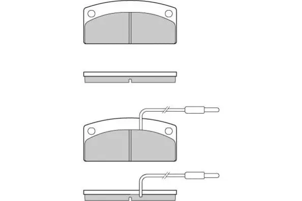12-1002 E.T.F. Комплект тормозных колодок, дисковый тормоз (фото 1)