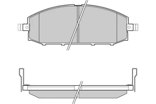 12-1007 E.T.F. Комплект тормозных колодок, дисковый тормоз (фото 1)