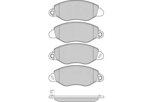 12-1010 E.T.F. Комплект тормозных колодок, дисковый тормоз (фото 1)