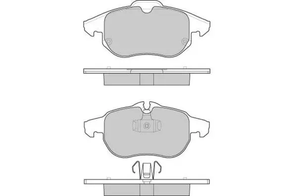 12-1014 E.T.F. Комплект тормозных колодок, дисковый тормоз (фото 1)