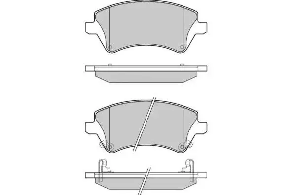 12-1030 E.T.F. Комплект тормозных колодок, дисковый тормоз (фото 1)